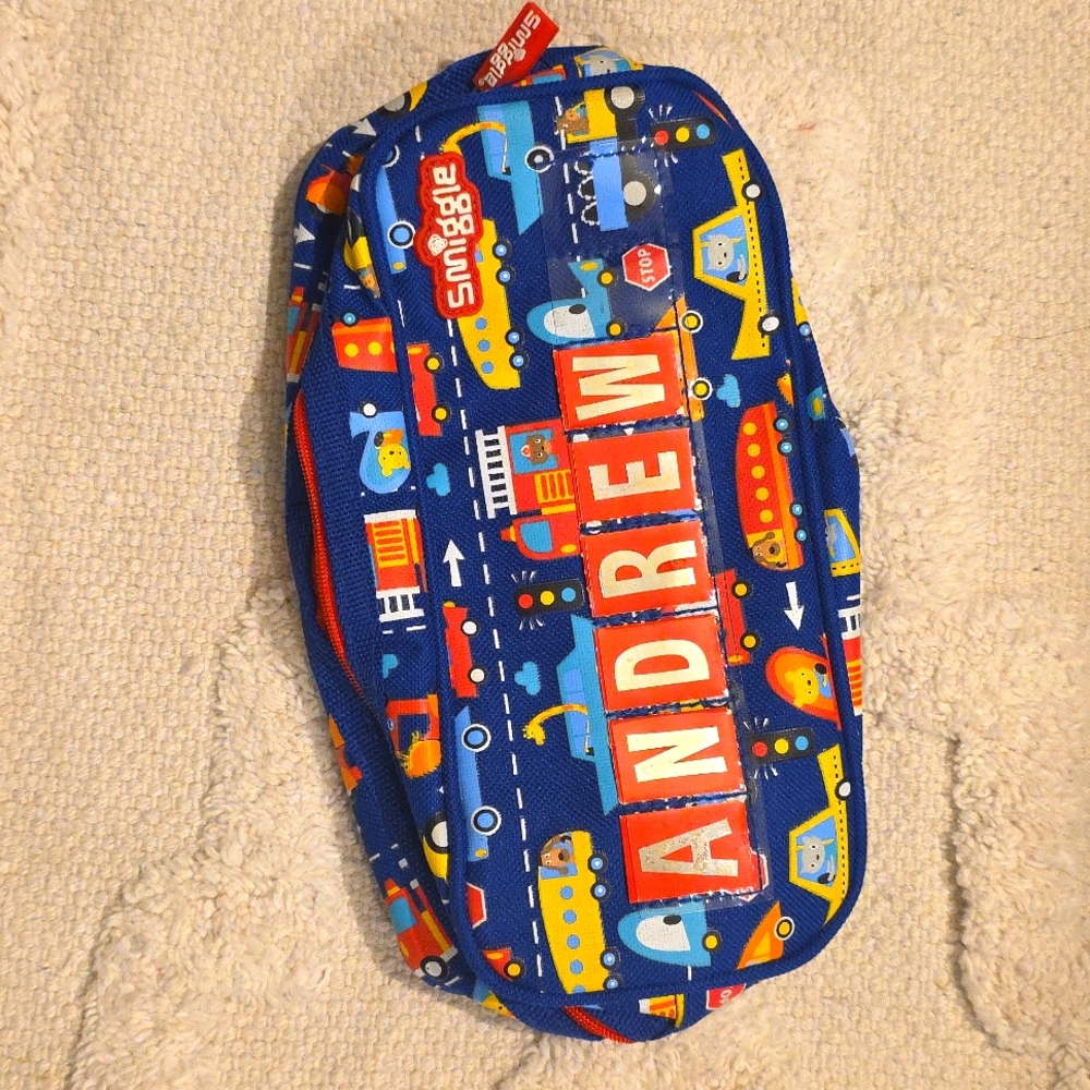 Smiggle Colorful Kids' Backpack with Name 'Andrew'